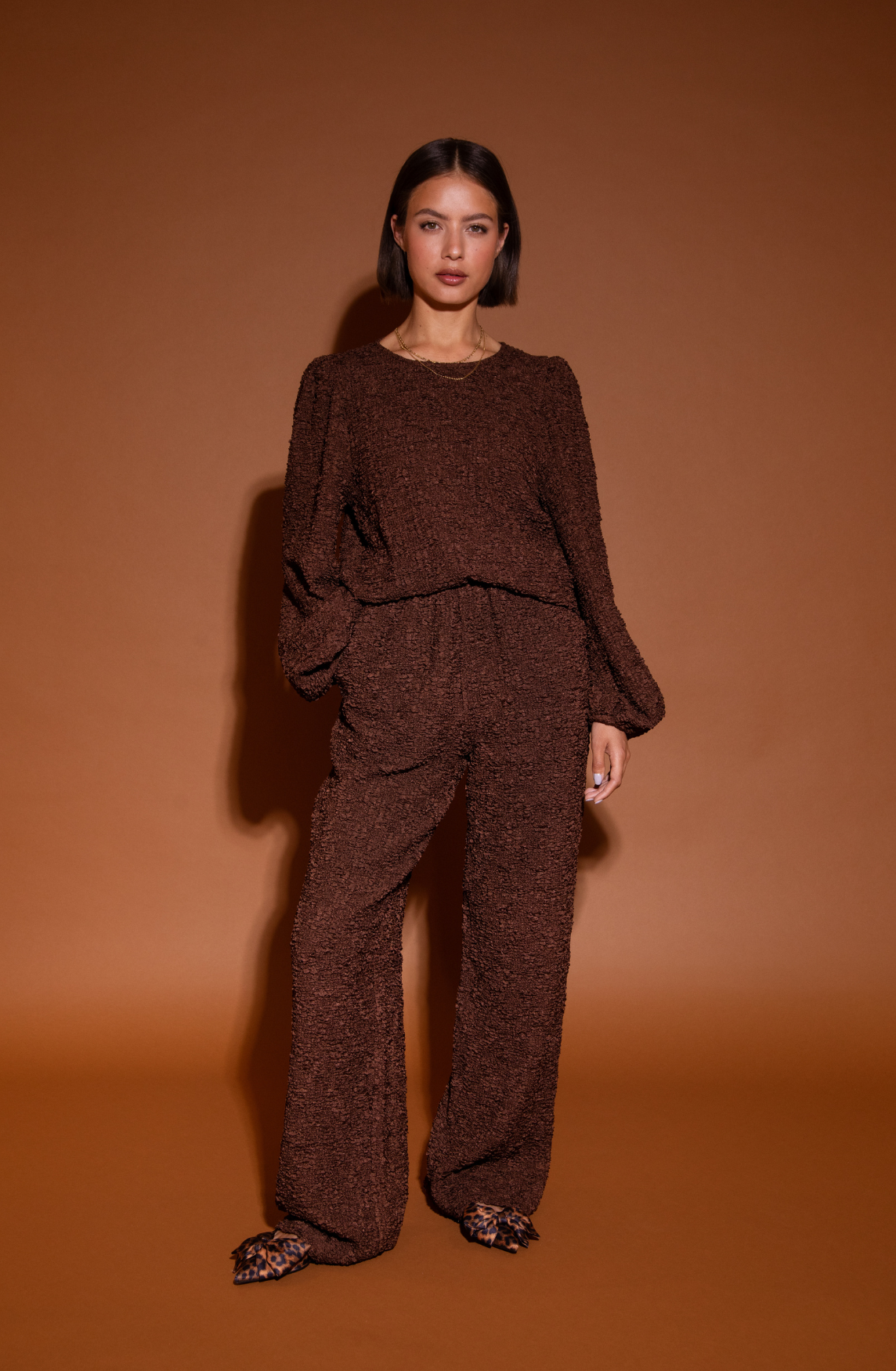 Mia Top | Brown