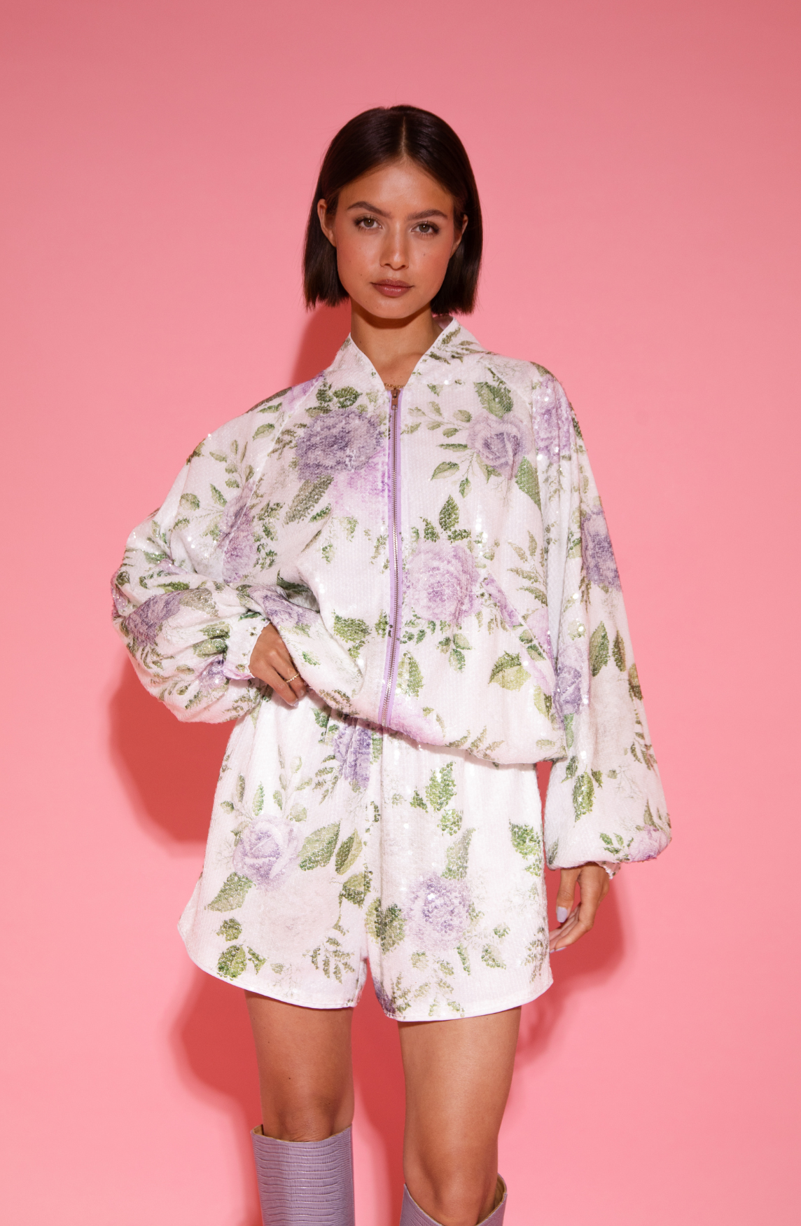 Step Up Bomber | Lila