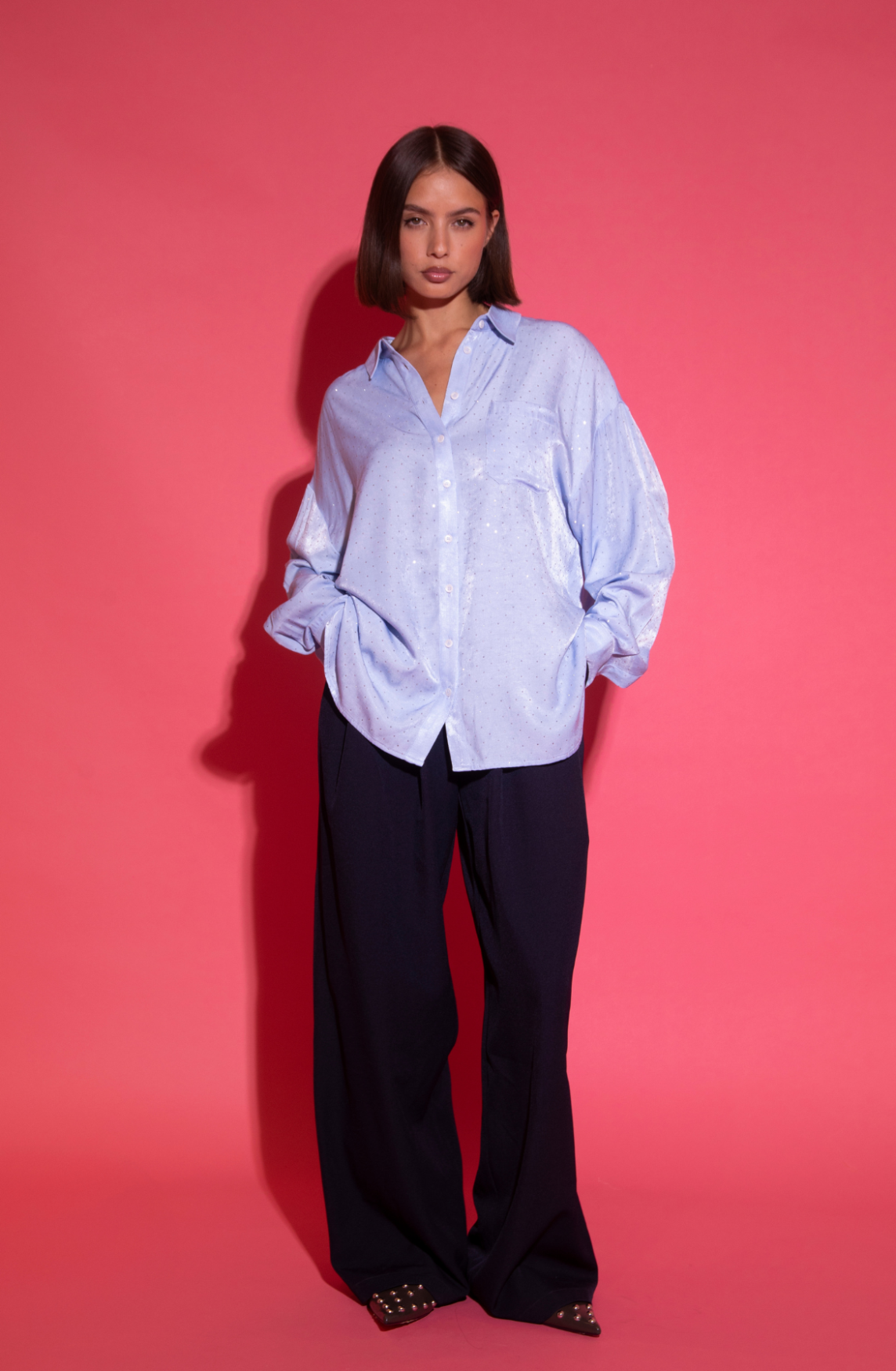 Daphne Blouse | Licht Blauw
