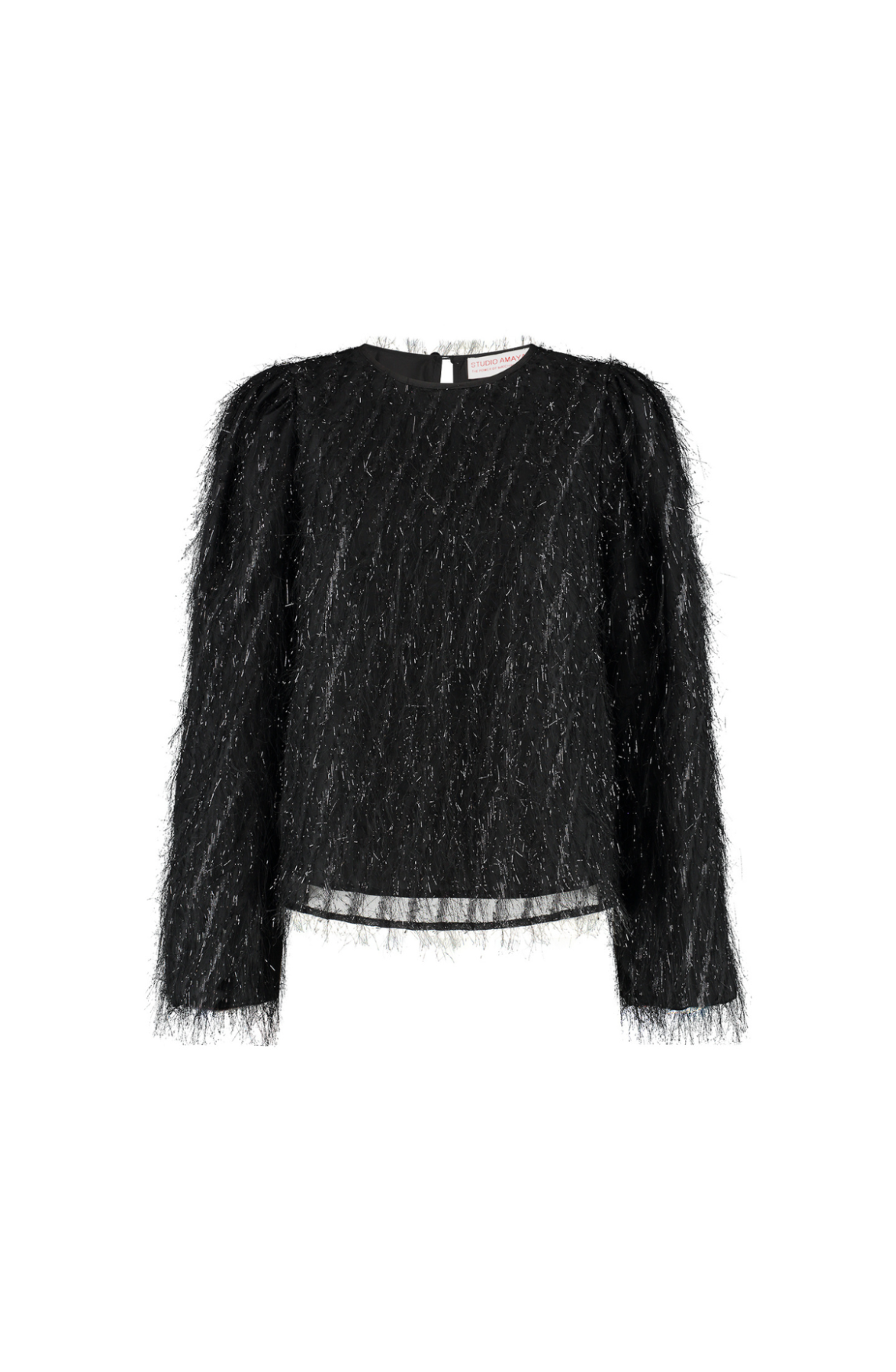 Velvet Blouse | Zwart