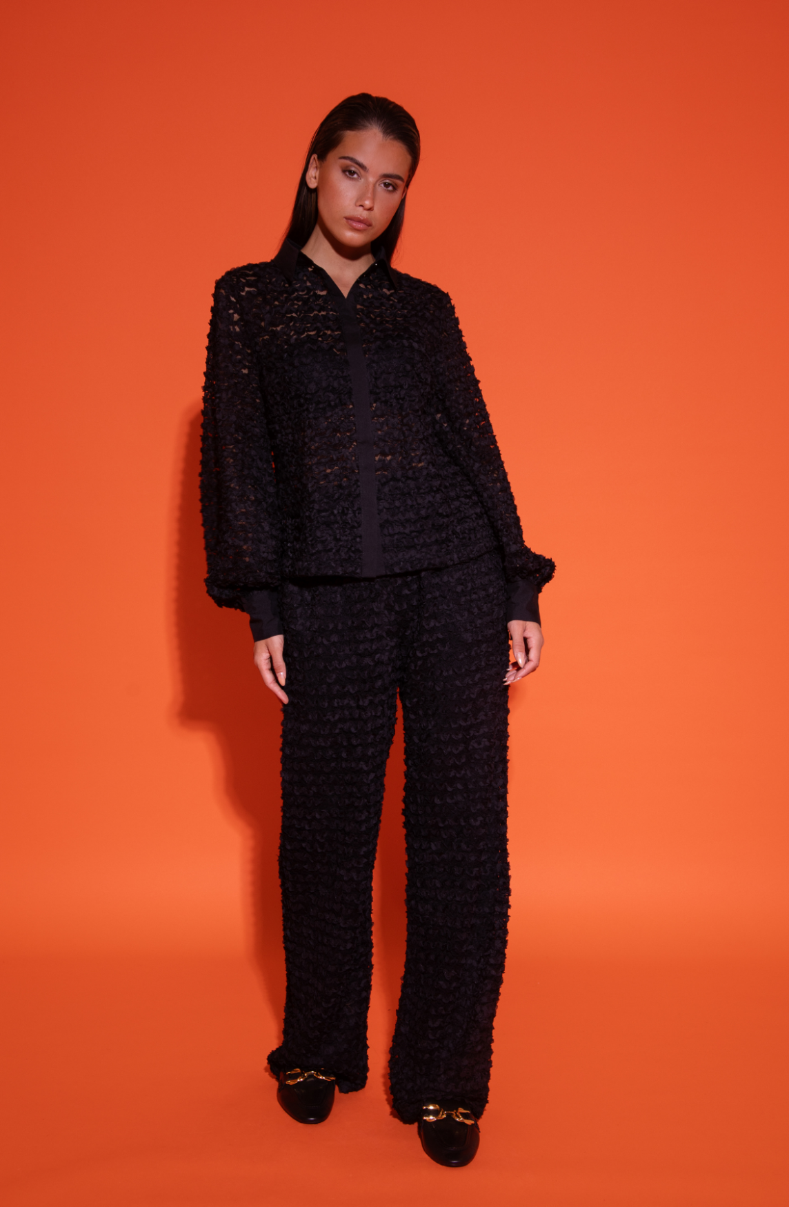 Eleonora Blouse | Zwart