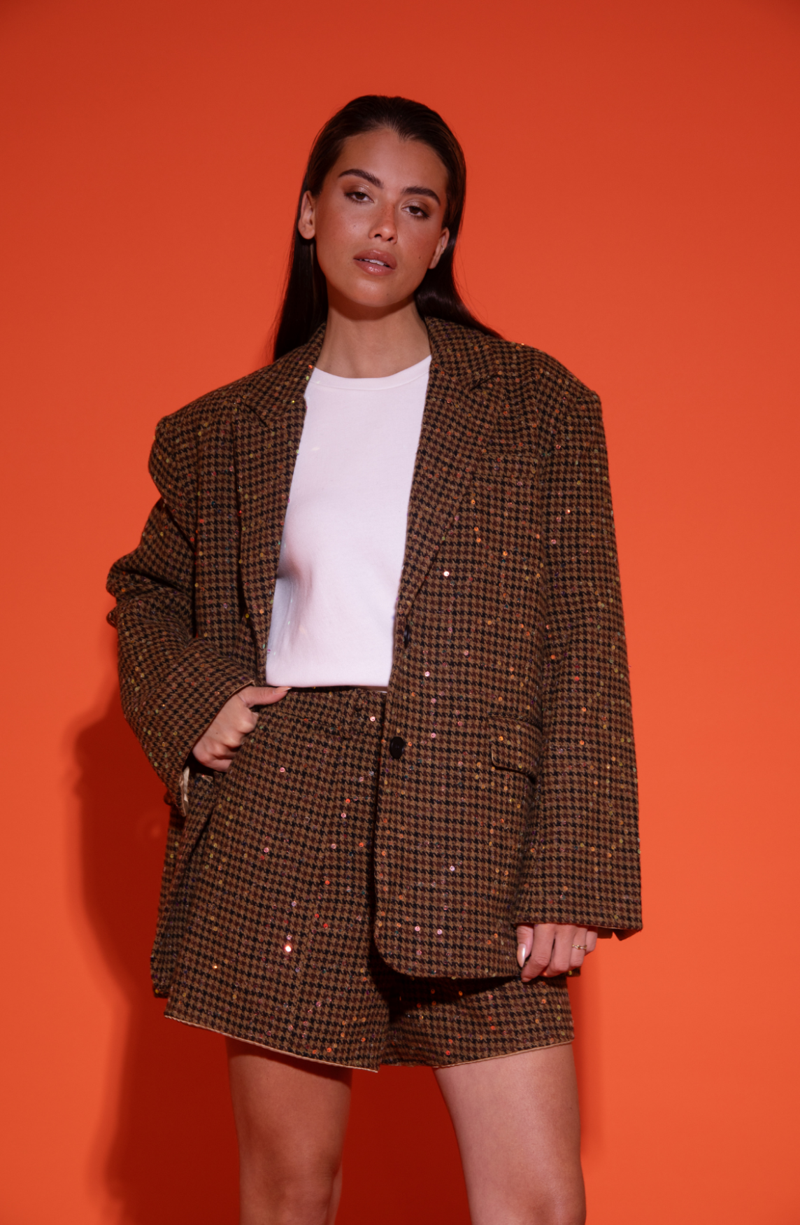 Midnight Blazer | Multi Print