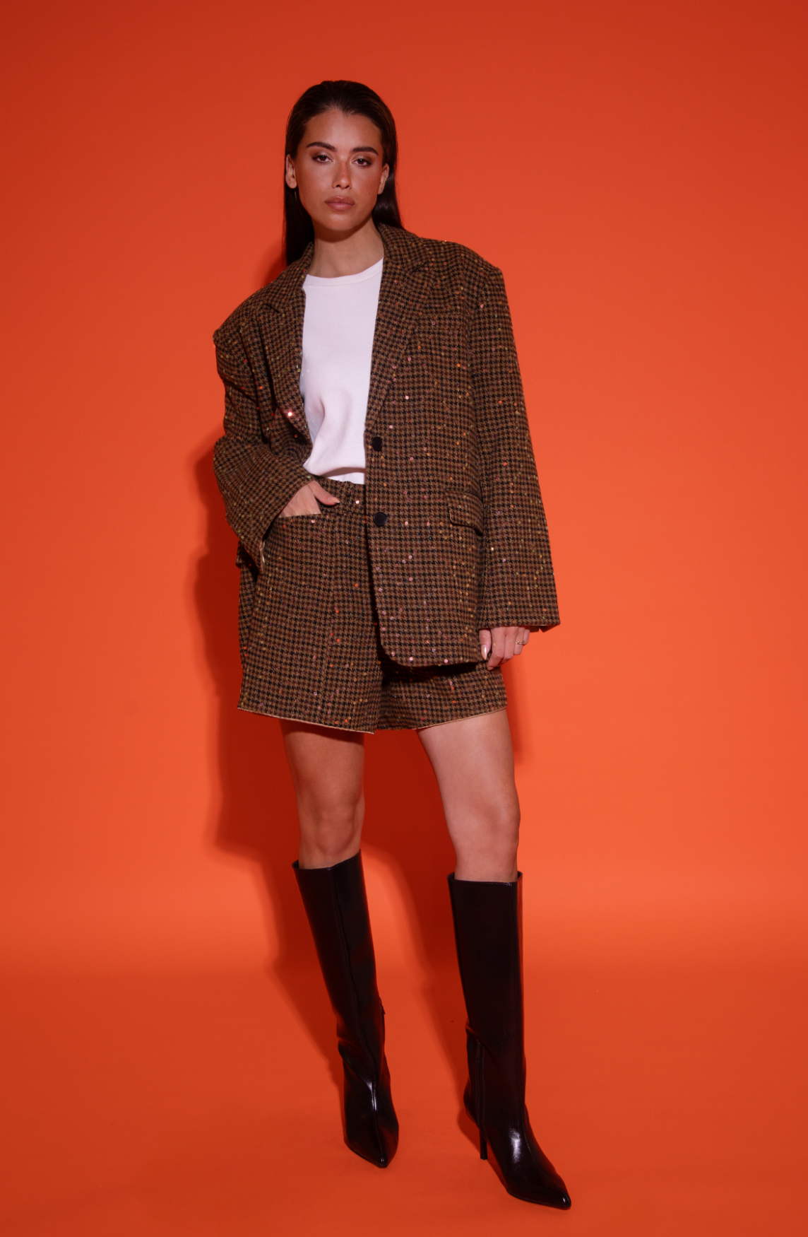 Midnight Blazer | Multi Print
