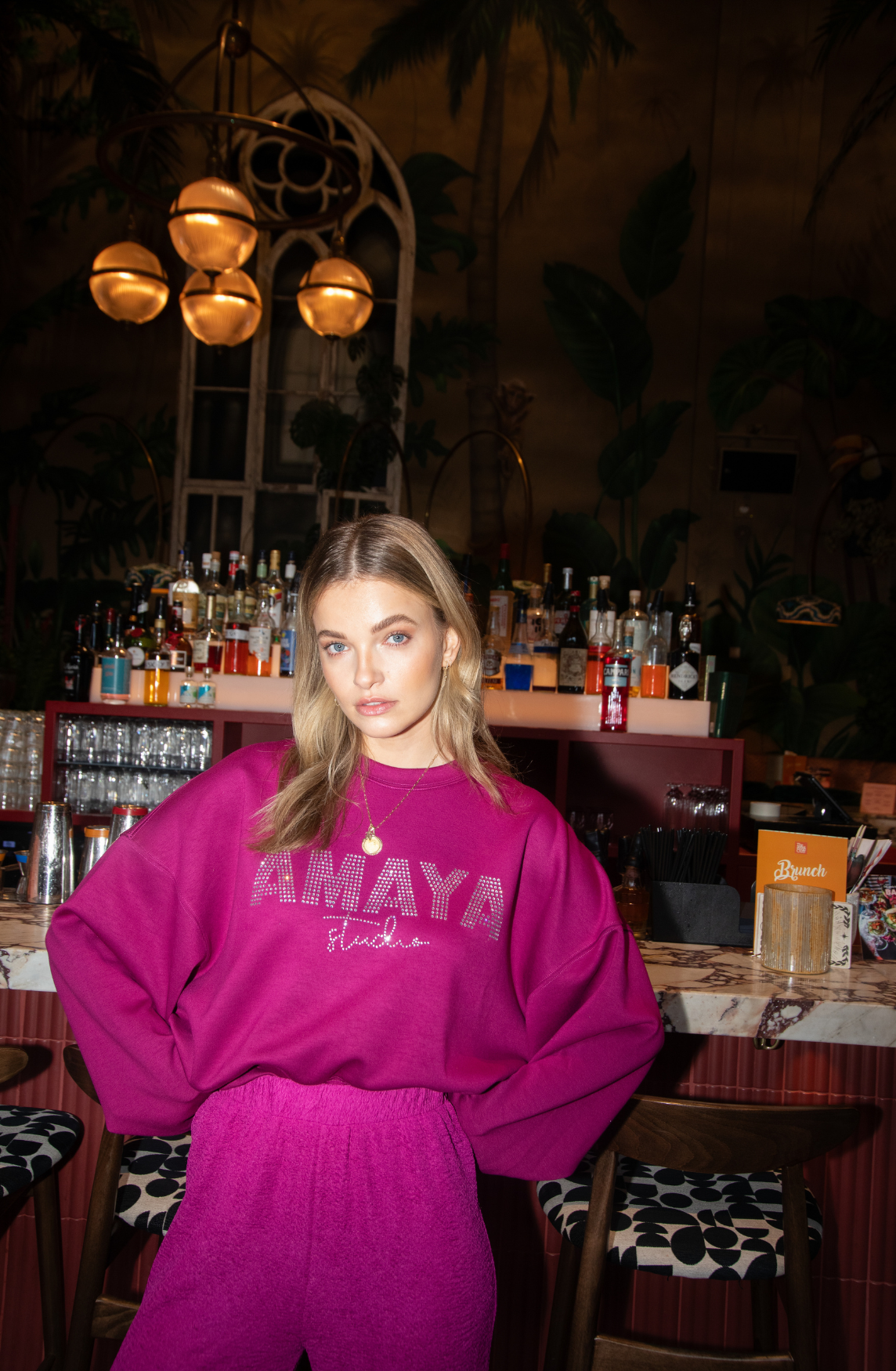 Freya Sweater | Fuchsia
