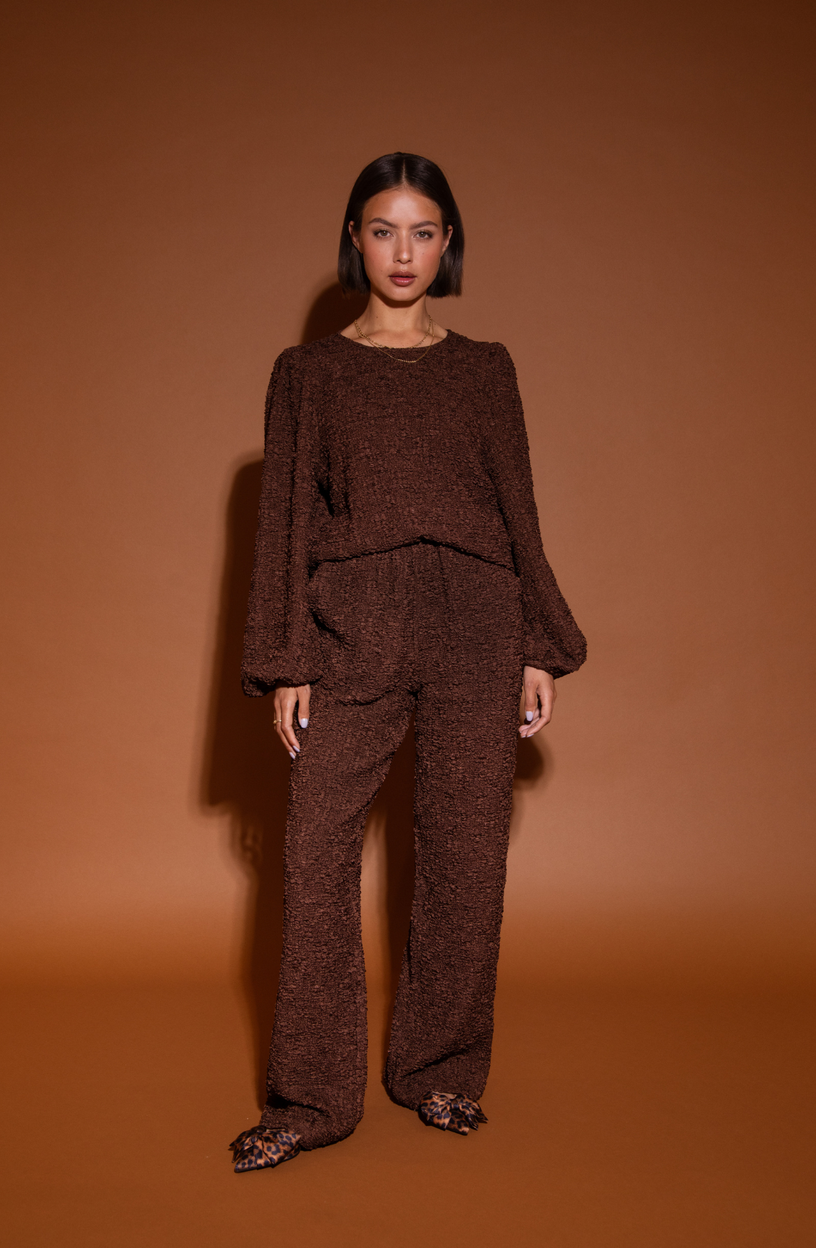 Mia Top | Brown