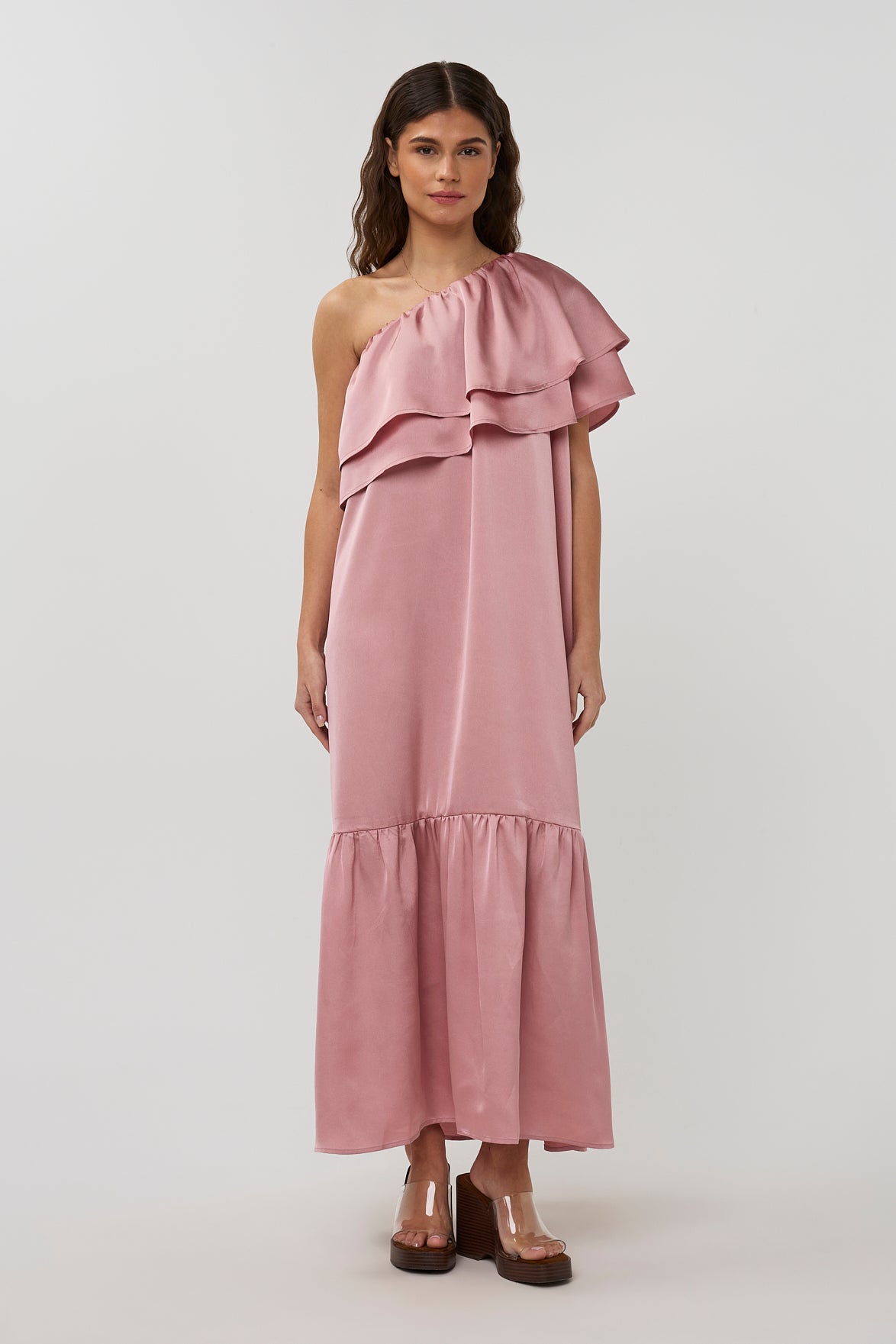 amaya pink dress Petal and Pup Women's Amaya Long Sleeve Mini Dress