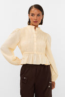 Hanne Blouse | Beige