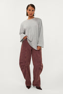 Kaki T-shirt | Grijs