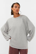 Kaki T-shirt | Grijs