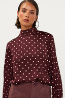 Selya Blouse | Bordeaux