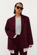 Haven Blazer | Bordeaux