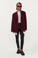 Haven Blazer | Bordeaux