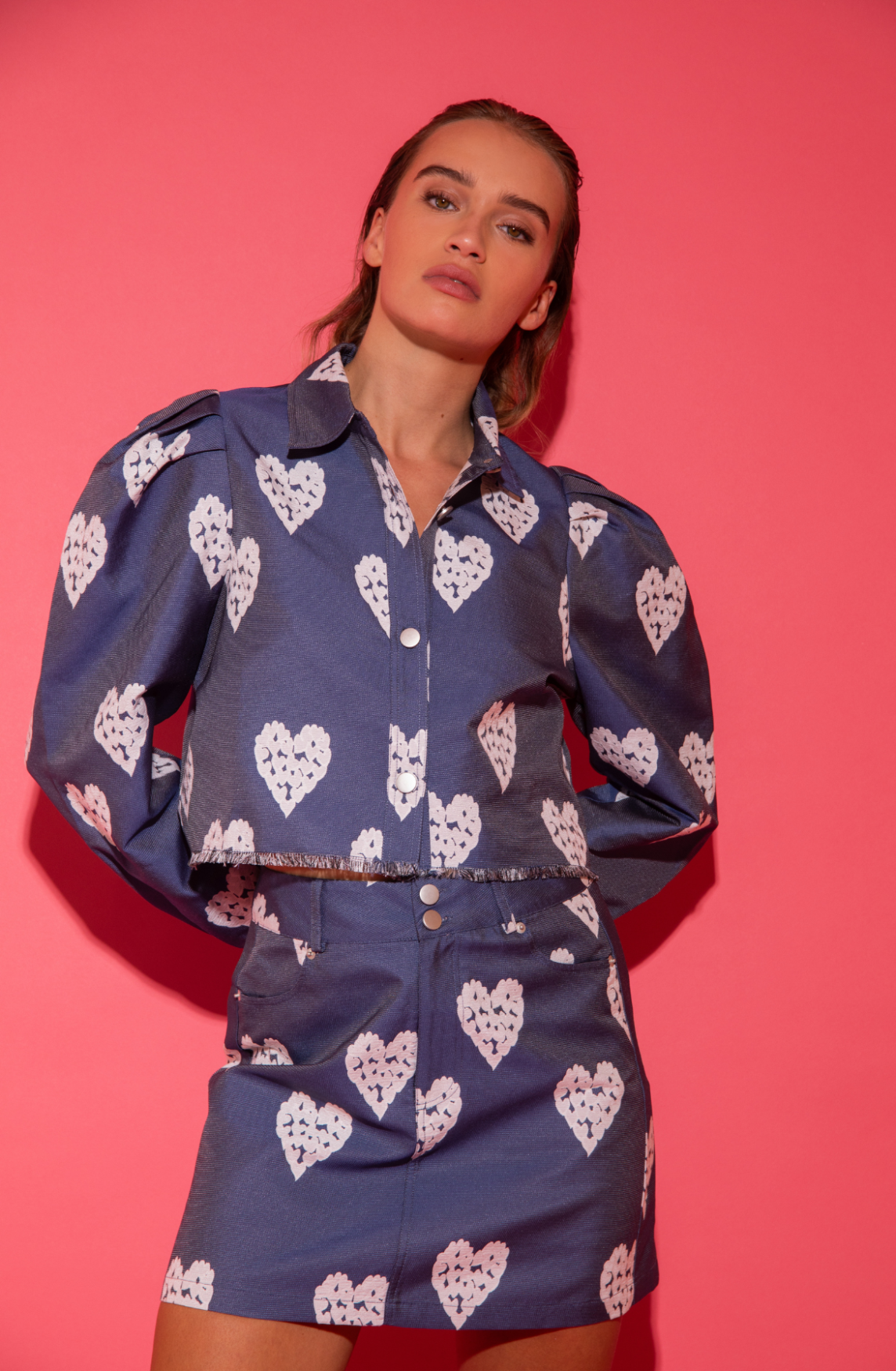 Heart Jacket | Blauw