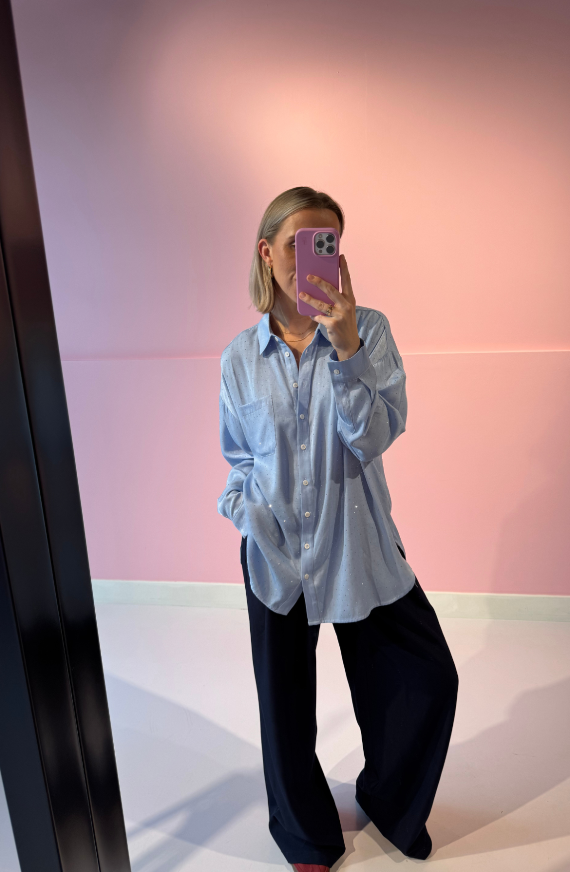 Daphne Blouse | Licht Blauw