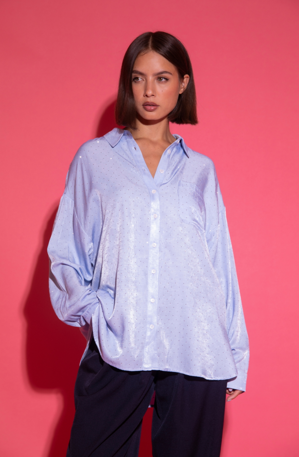 Daphne Blouse | Licht Blauw