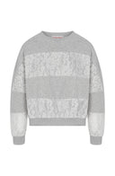 Lace Sweater | Grey