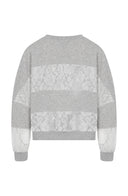 Lace Sweater | Grey