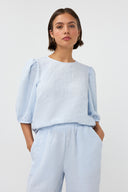 Alina Top | Liht Blauw