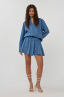 Kaki Skirt | Blue