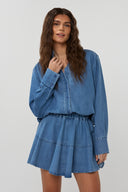 Kaki Skirt | Blue