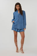 Lois Blouse | Blauw