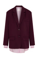 Haven Blazer | Bordeaux