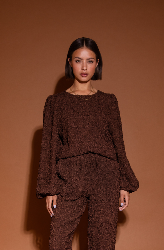 Mia Top | Brown