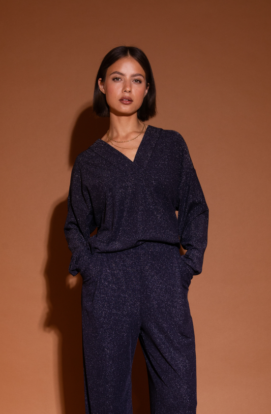 Alma Blouse | Blauw