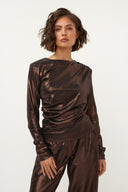 Party Top | Brown