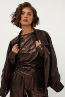 Party Top | Brown