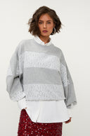 Lace Sweater | Grey