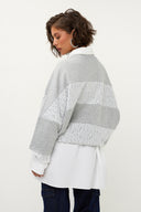 Lace Sweater | Grey
